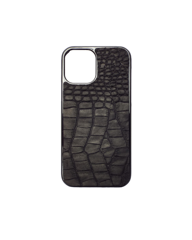 Matte leather croco cover 