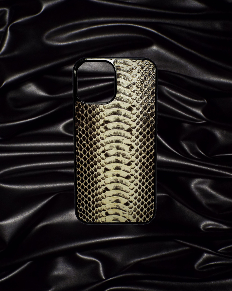 Real python leather cover
