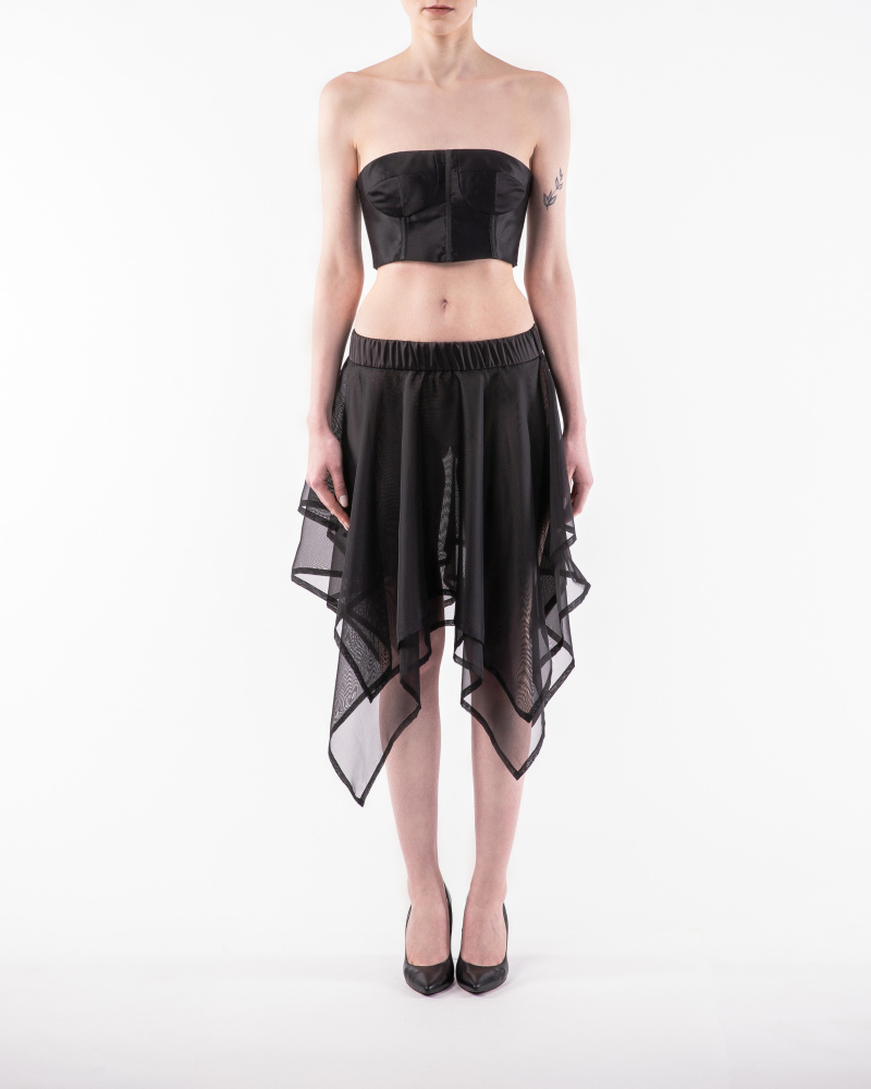  Skirt in silk organza
