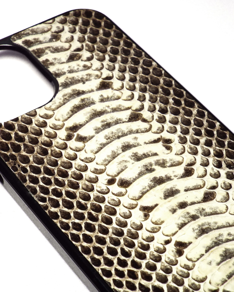 Real python leather cover