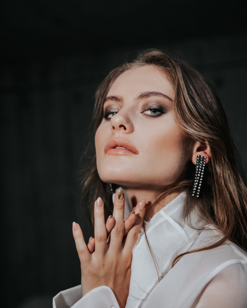 Earrings "M. Antoinette" with a clips