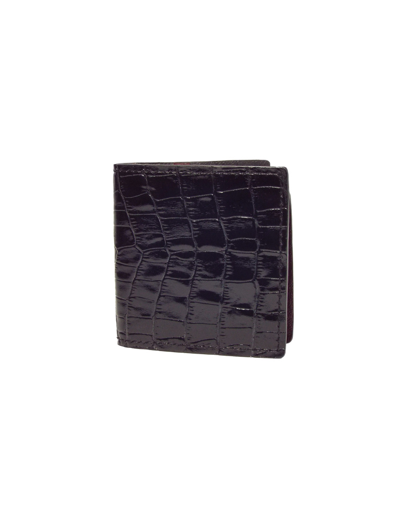 Croco leather wallet