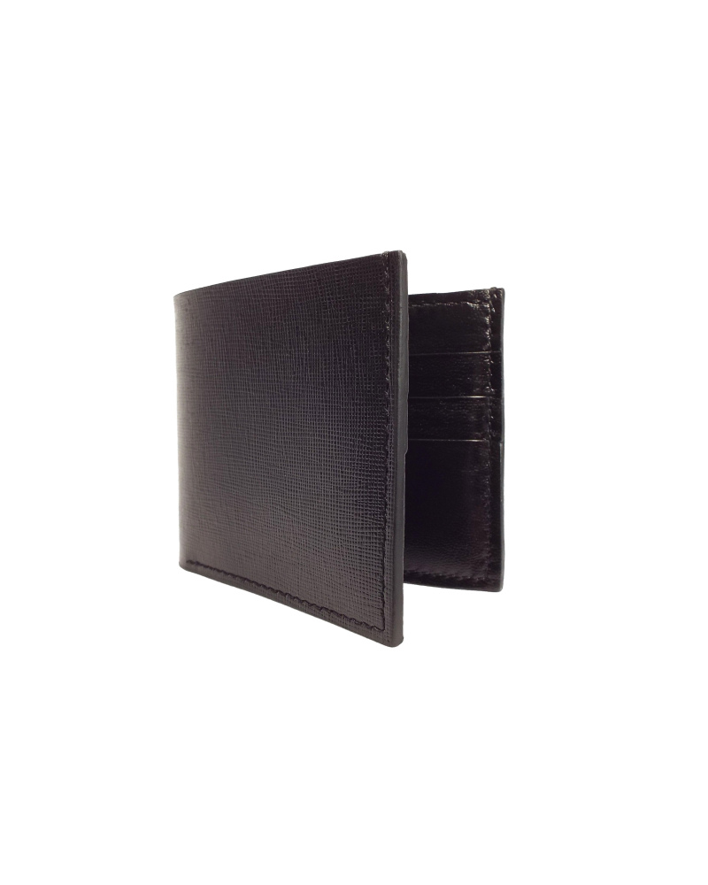 Saffiano leather bifold wallet