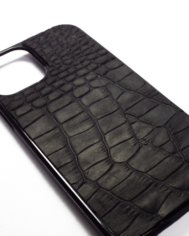 Matte leather croco cover 