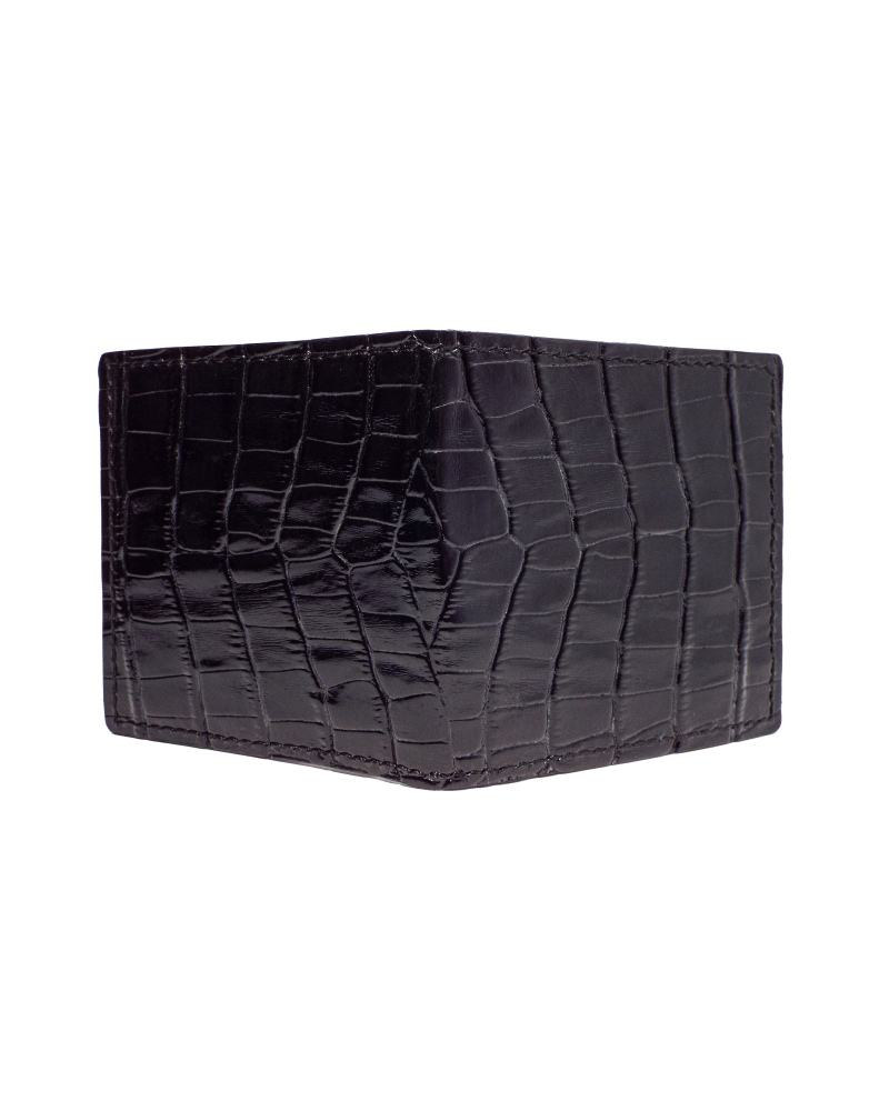 Croco leather wallet